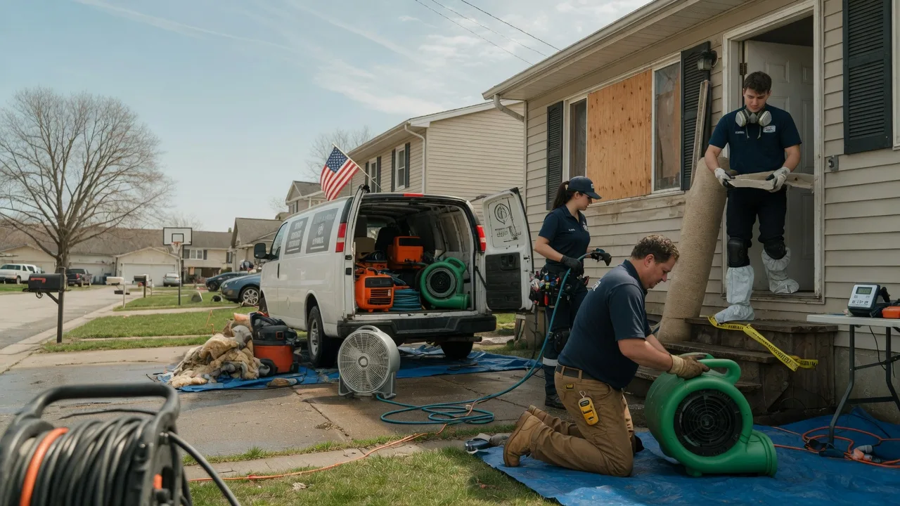 Water Damage Restoration in Mainesburg, PA near me